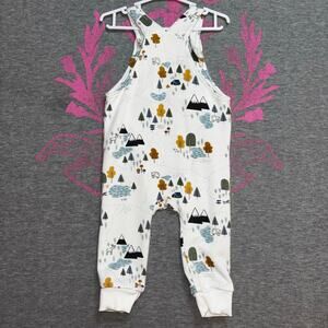 Little Sleepies Play! Let's Explore Bamboo Overalls 6-12 Months